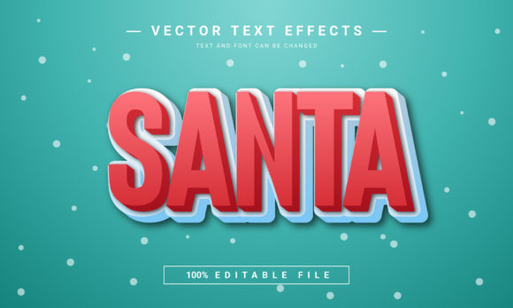 Create Festive Magic with Santa Editable Text Effect