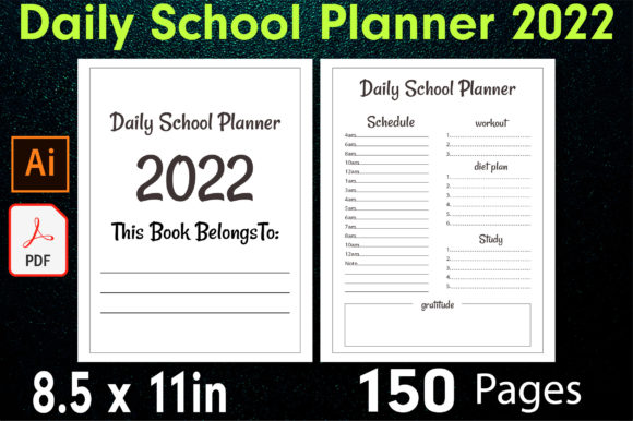 Daily School Daily Planner 2022 KDP: Your Ultimate Design Tool