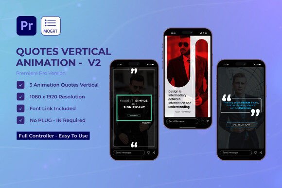 Elevate Your Social Media with Quotes Insta Stories MOGRT