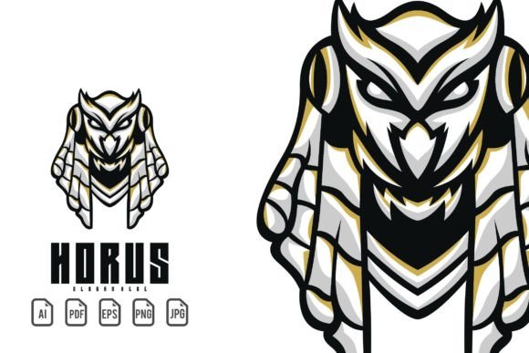 Horus Mascot Logo: A Versatile Template for Bold Designs