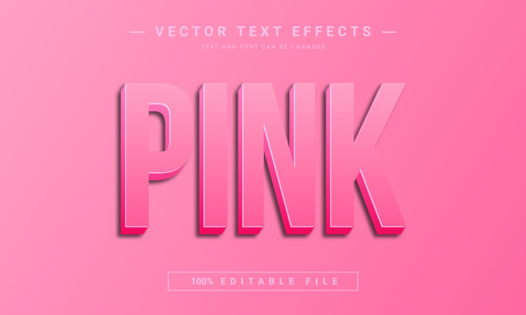 Pink Editable Text Effect for Vibrant Designs