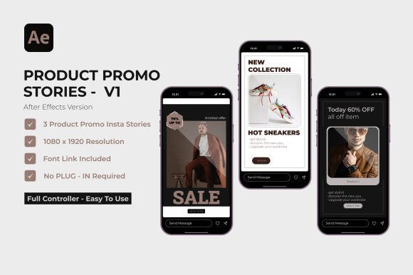 Product Promo V1 | After Effects Template for Social Media