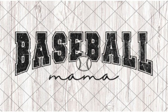 Retro Varsity Mom PNG & Baseball Mama SVG Designs